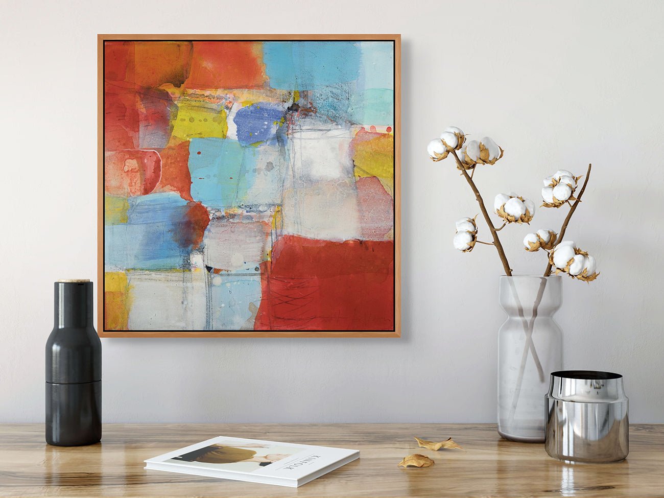 Città vecchia - Greet Helsen - Abstract Painting - Ideelart