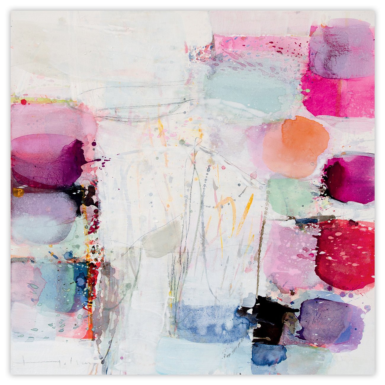 Frühblüher - Greet Helsen - Abstract Painting - Ideelart