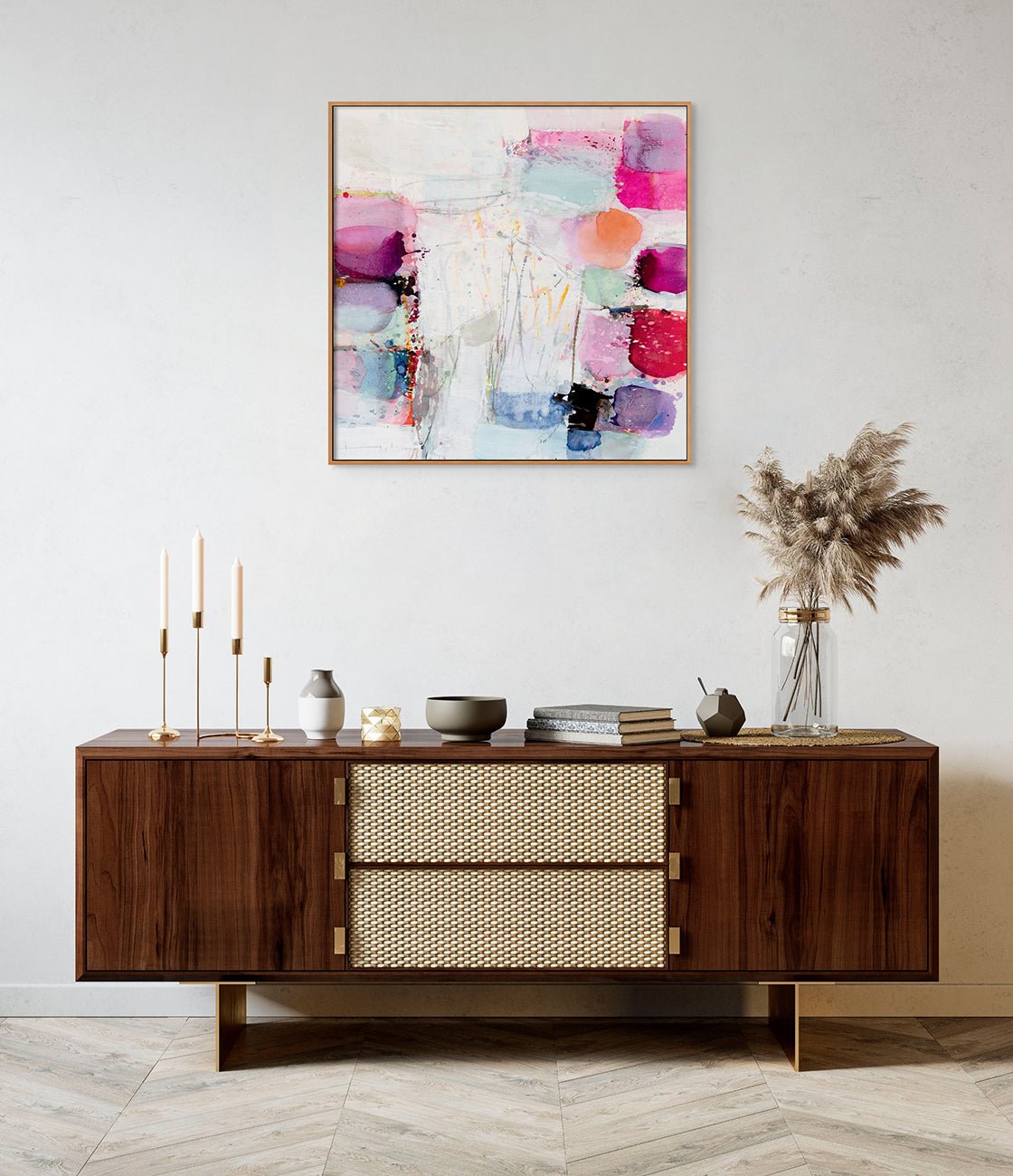 Frühblüher - Greet Helsen - Abstract Painting - Ideelart