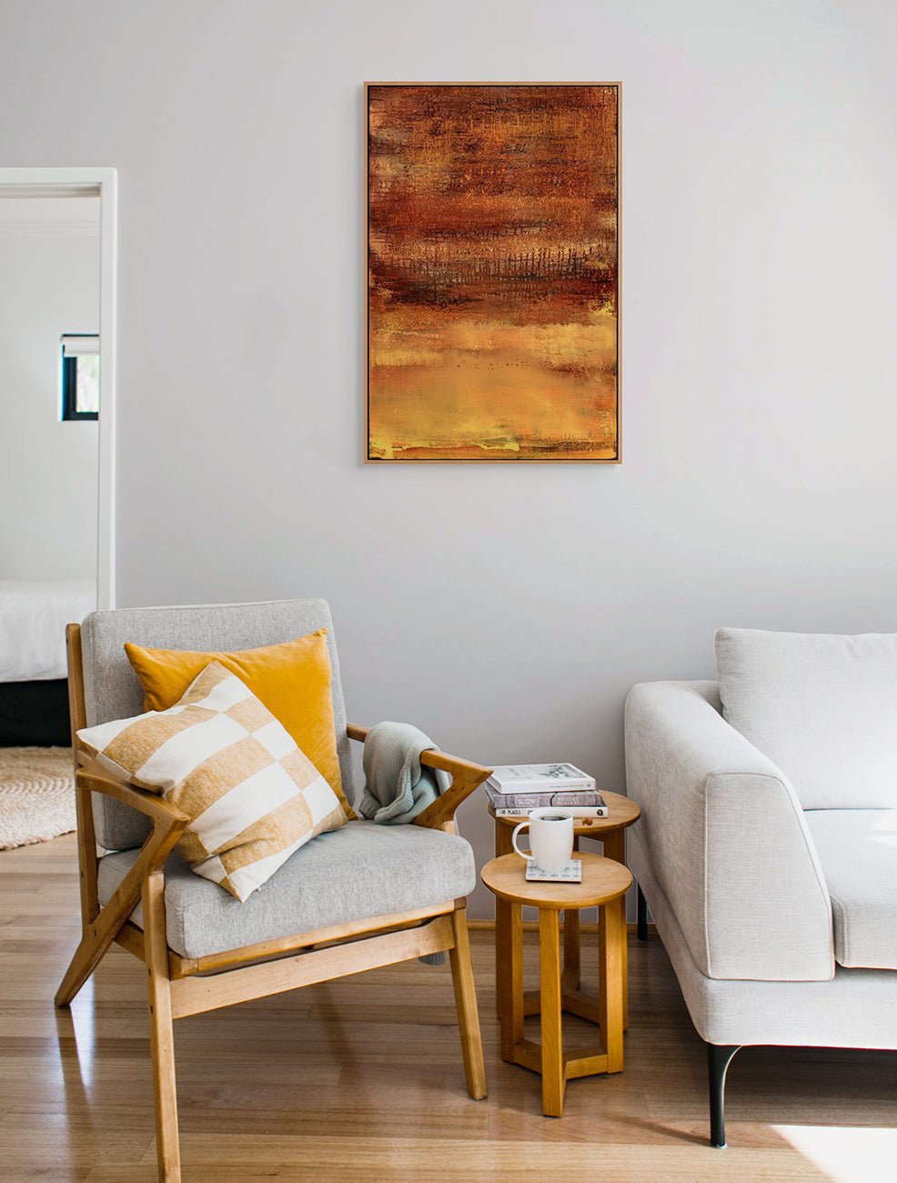 Ship of Theseus 4 - Yari Ostovany - Abstract Painting - Ideelart