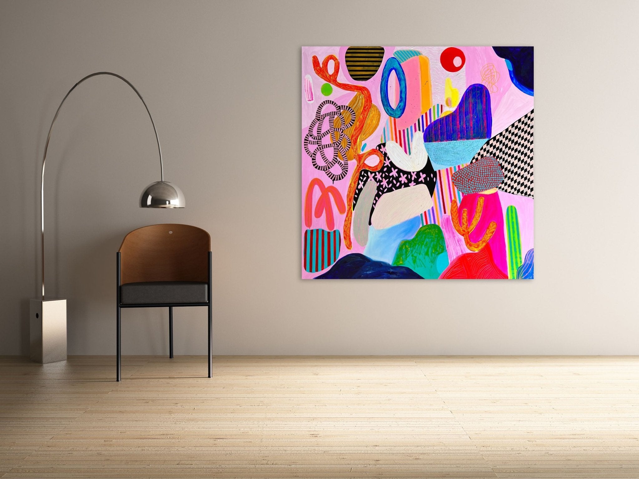 Kaleidoscope - Daniela Marin - Abstract Painting - Ideelart