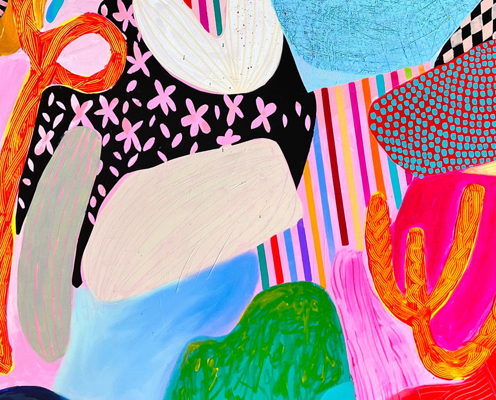 Kaleidoscope - Daniela Marin - Abstract Painting - Ideelart