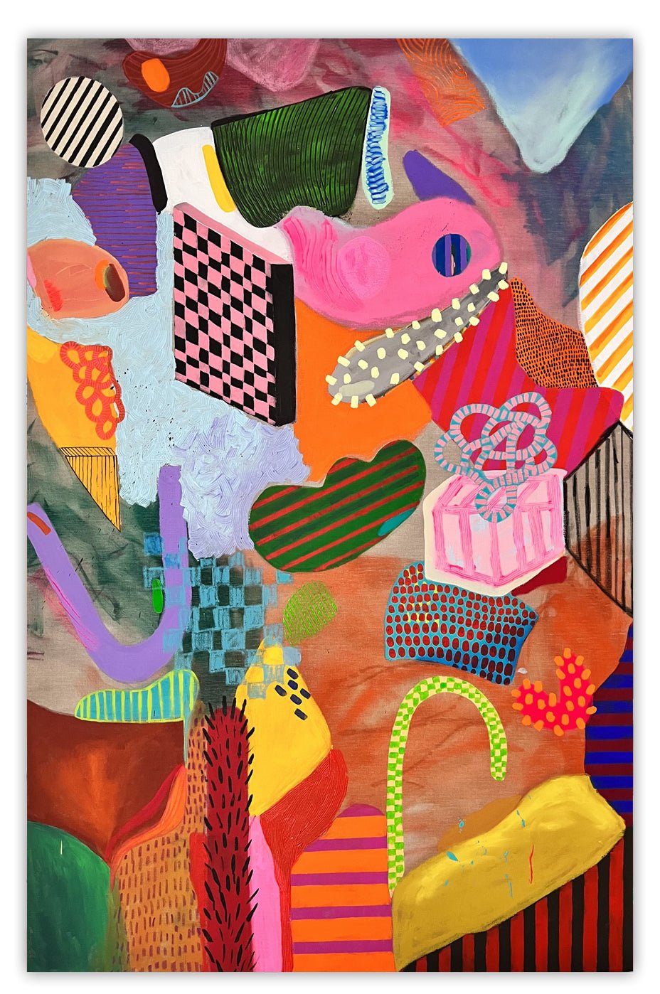 Playful Garden I - Daniela Marin - Abstract Painting - Ideelart