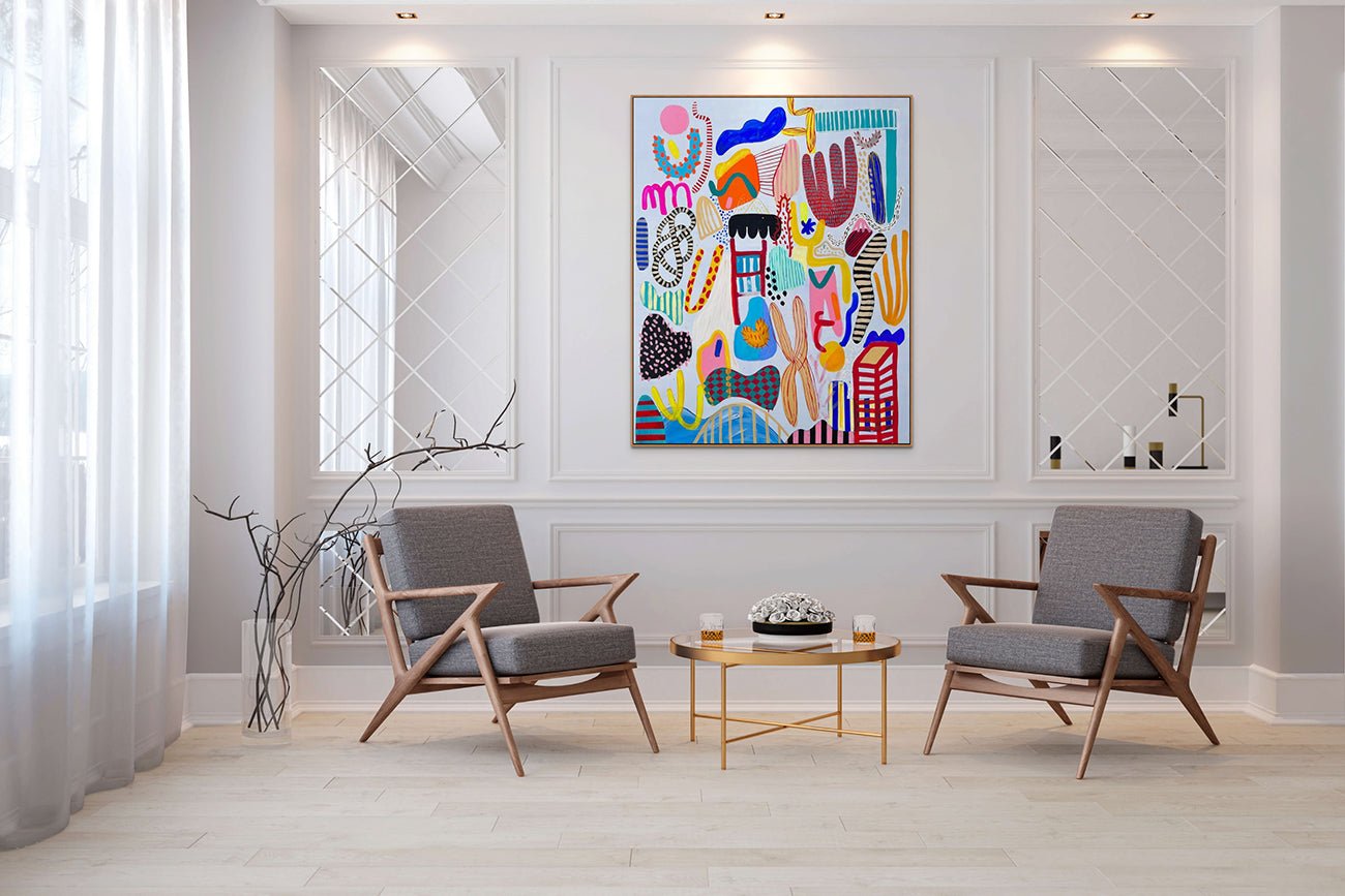 Paradiso I - Daniela Marin - Abstract Painting - Ideelart