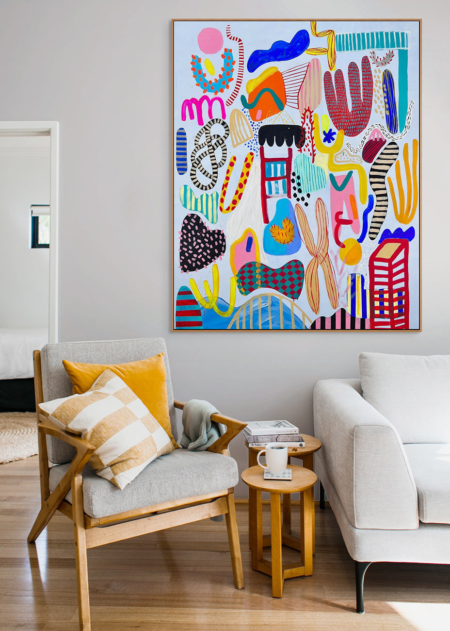 Paradiso I - Daniela Marin - Abstract Painting - Ideelart