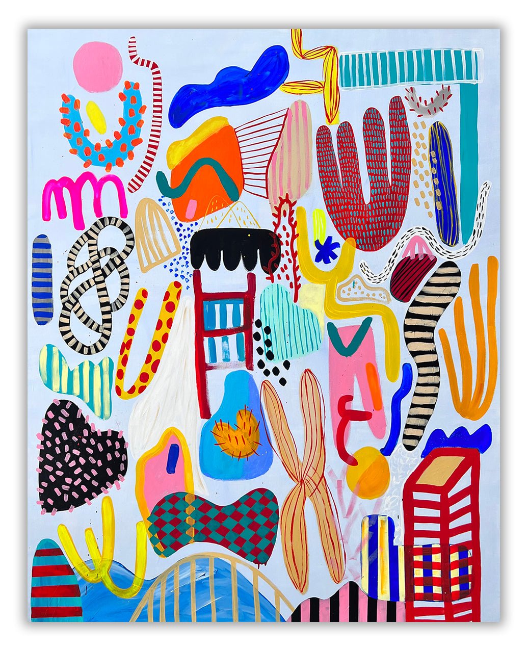 Paradiso I - Daniela Marin - Abstract Painting - Ideelart