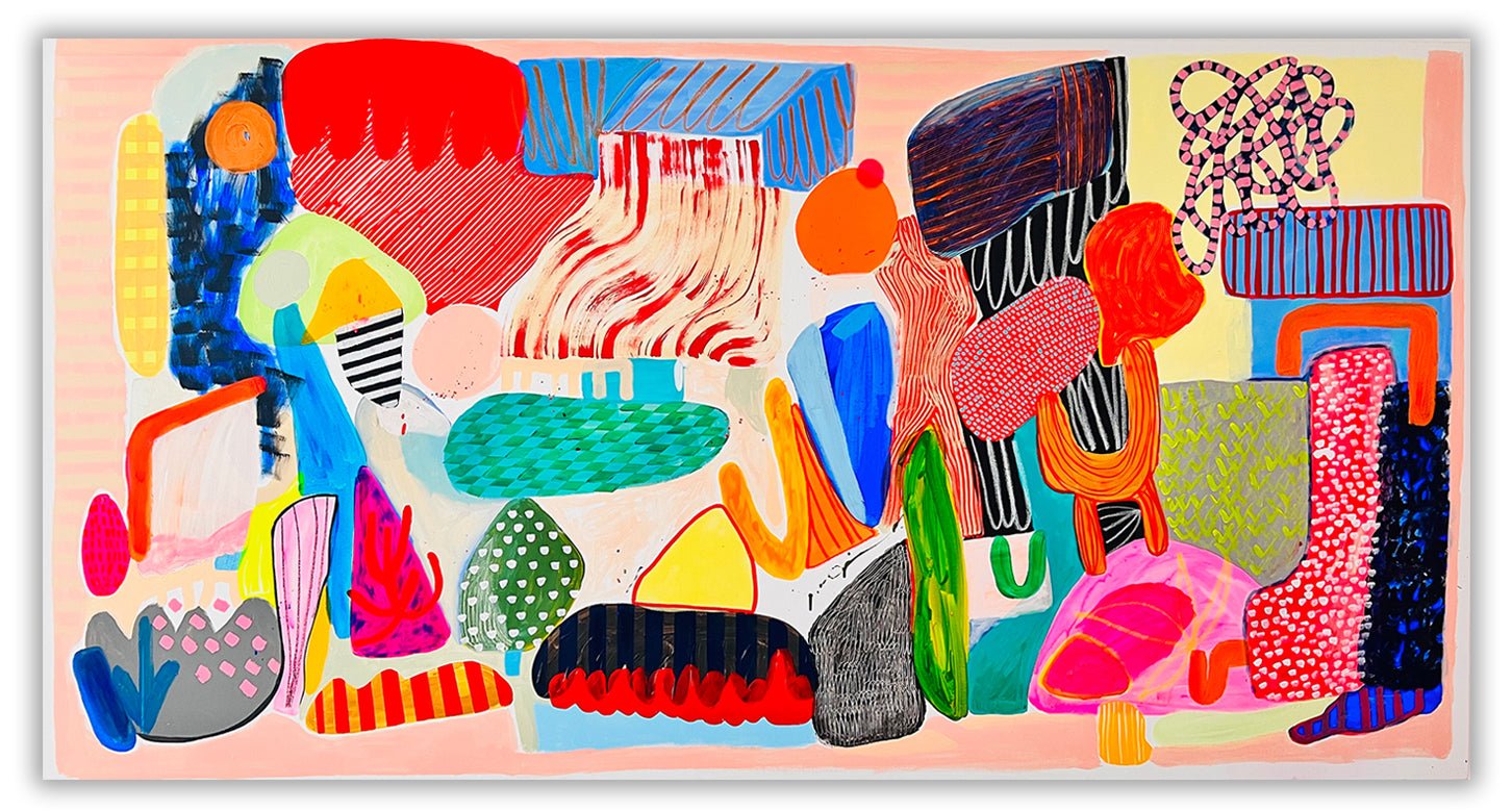 Laberinto - Daniela Marin - Abstract Painting - Ideelart