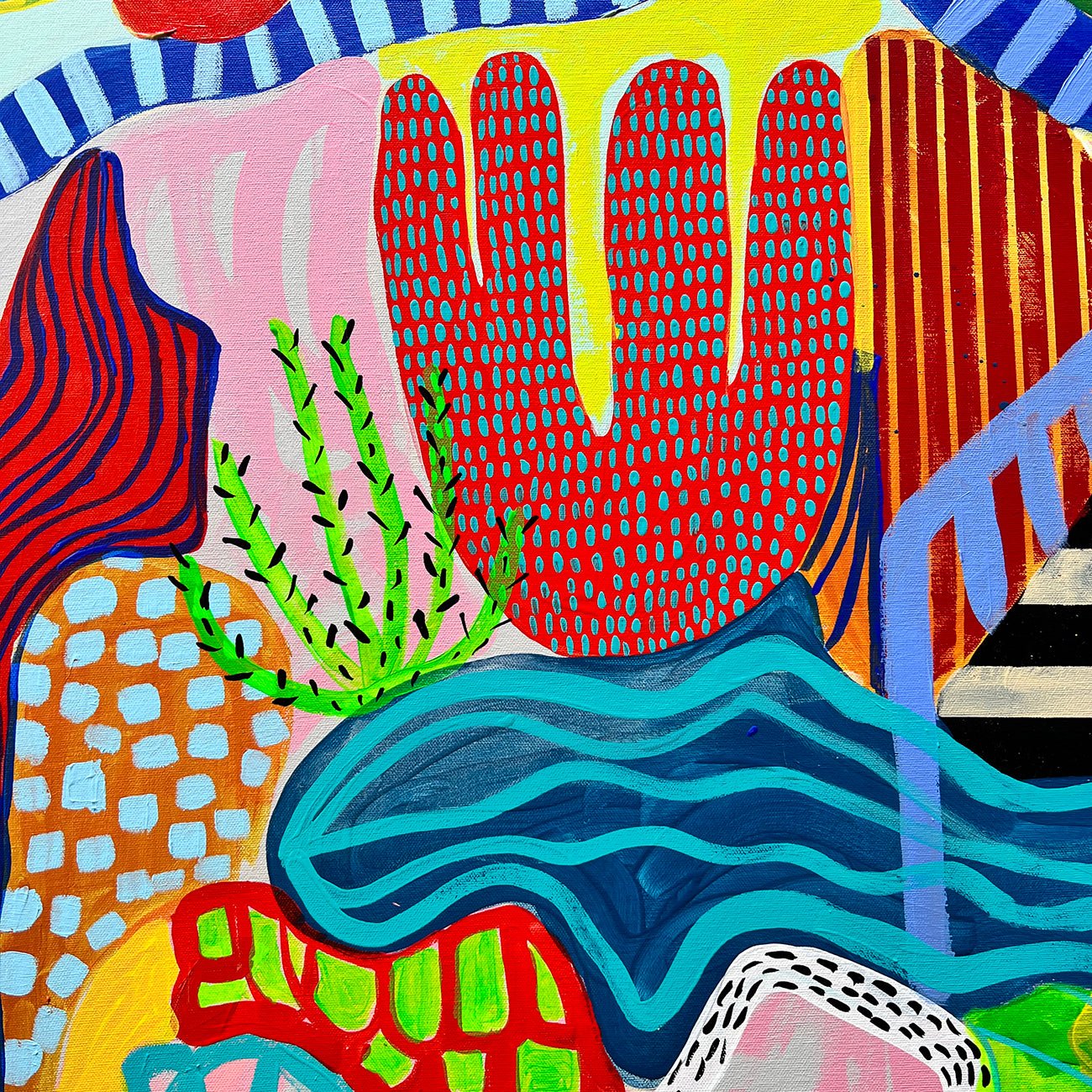 Laberinto - Daniela Marin - Abstract Painting - Ideelart