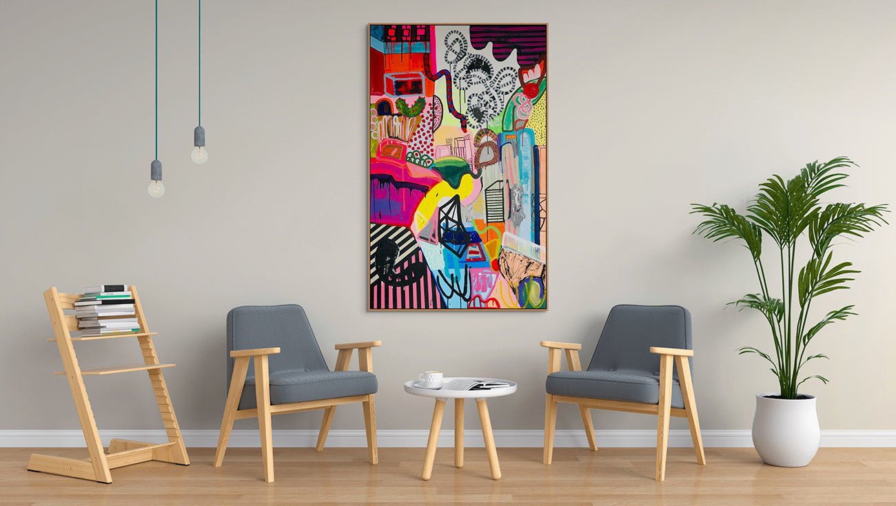 Vista I - Daniela Marin - Abstract Painting - Ideelart