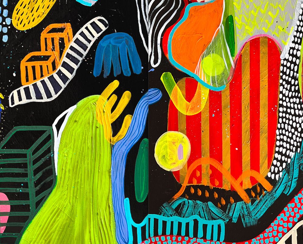 Creation II - Daniela Marin - Abstract Painting - Ideelart