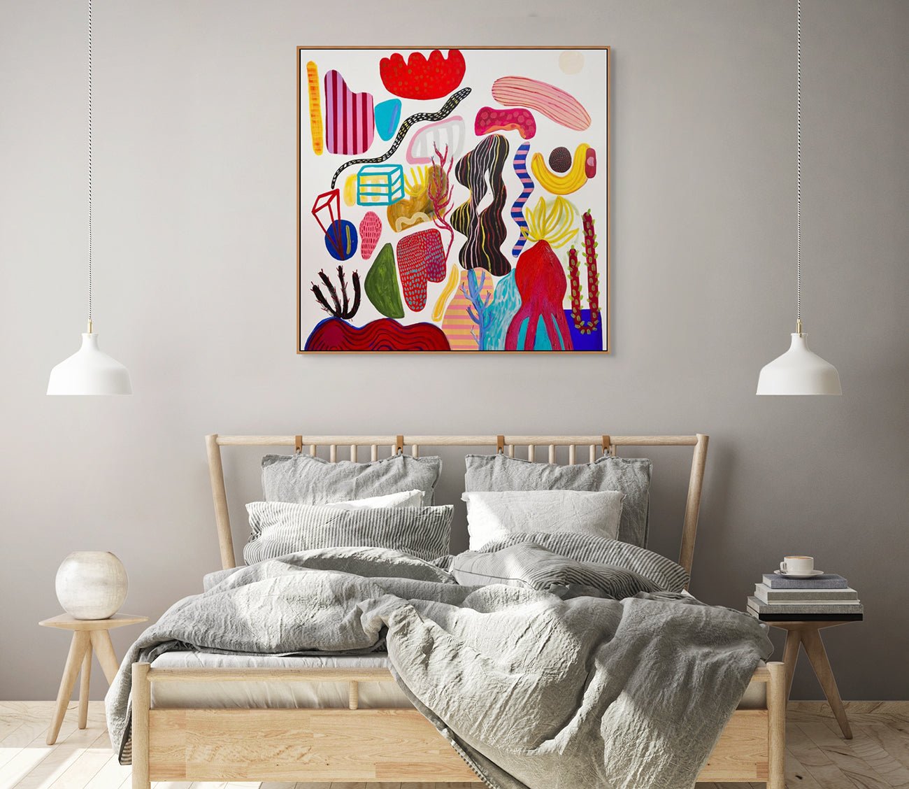 Medusae I - Daniela Marin - Abstract Painting - Ideelart