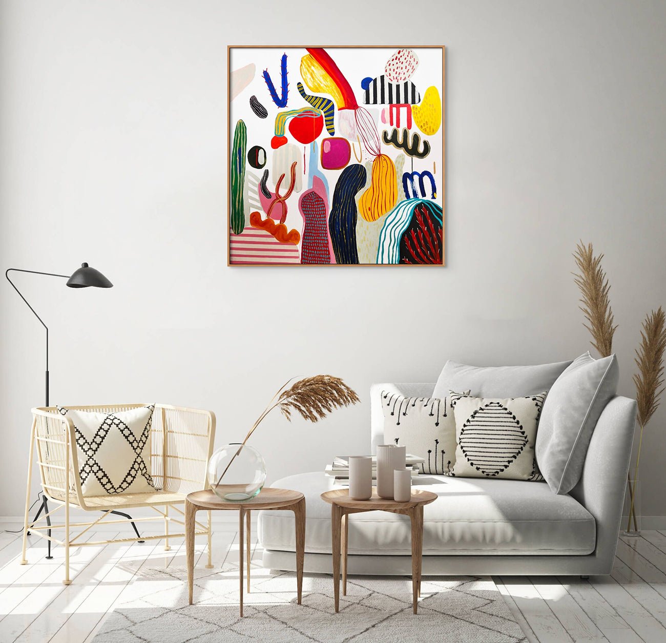 Medusae II - Daniela Marin - Abstract Painting - Ideelart