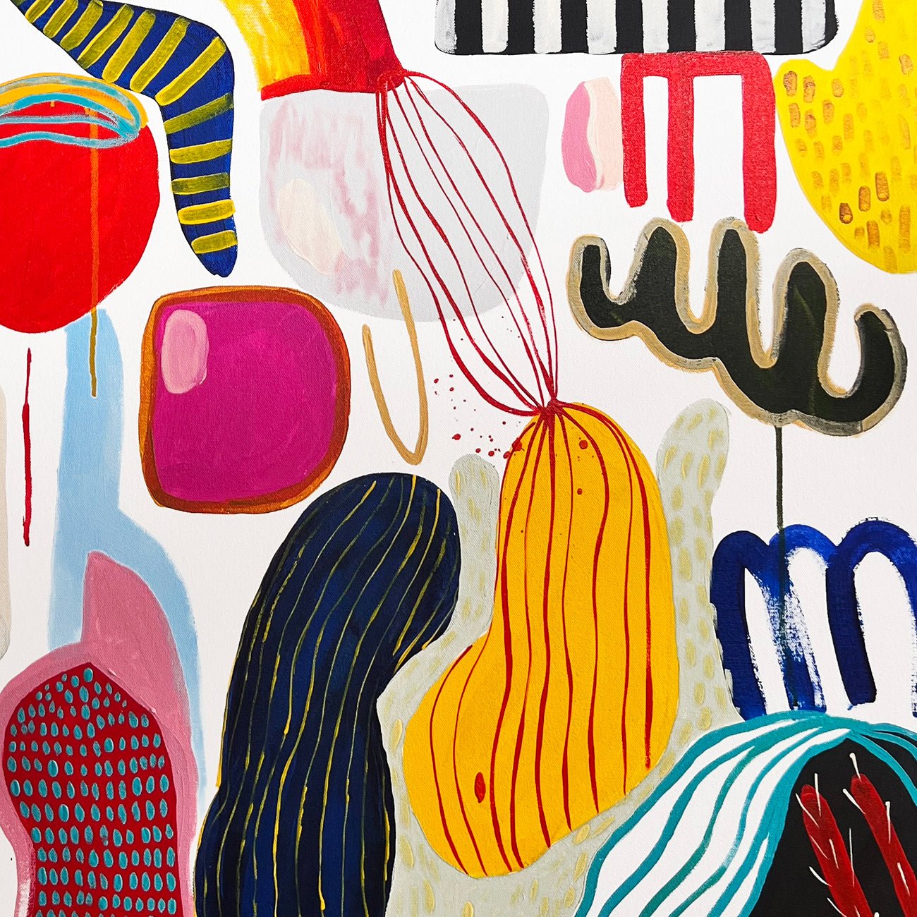 Medusae II - Daniela Marin - Abstract Painting - Ideelart