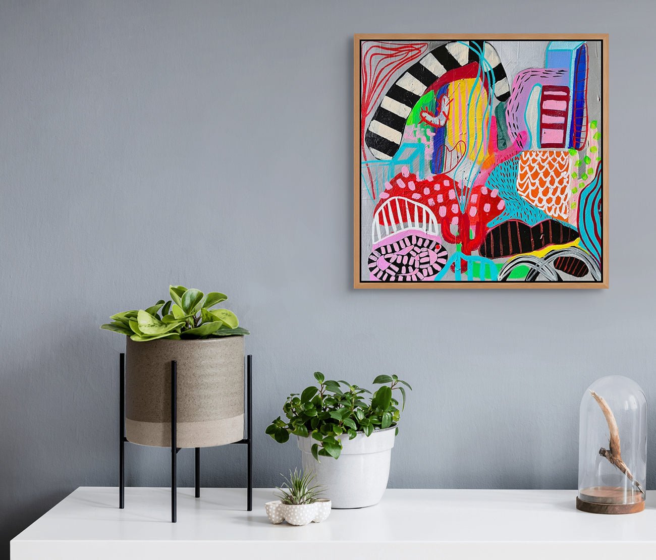 Arrecife I - Daniela Marin - Abstract Painting - Ideelart