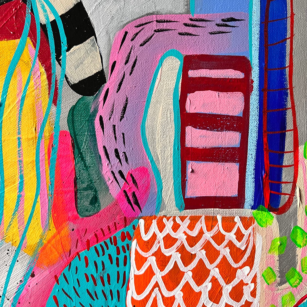 Arrecife I - Daniela Marin - Abstract Painting - Ideelart