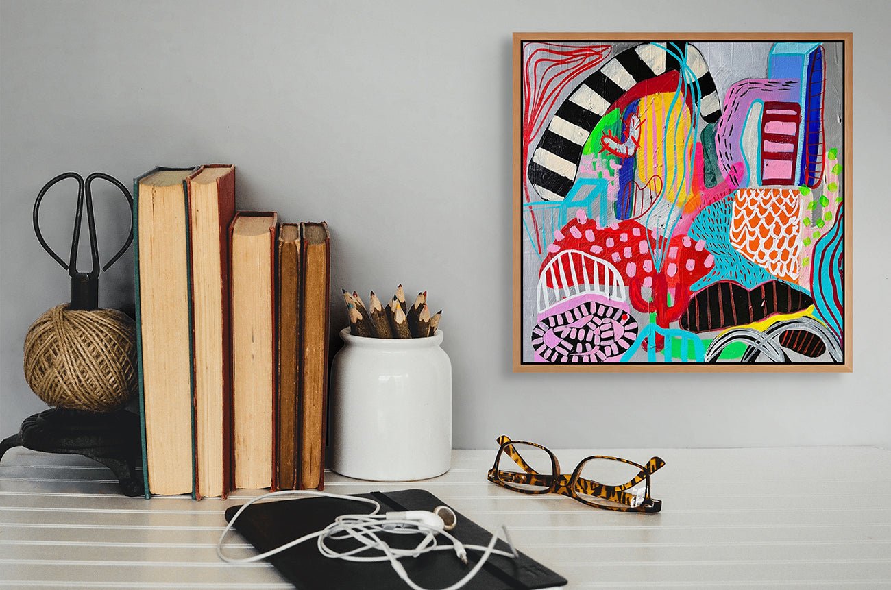 Arrecife I - Daniela Marin - Abstract Painting - Ideelart