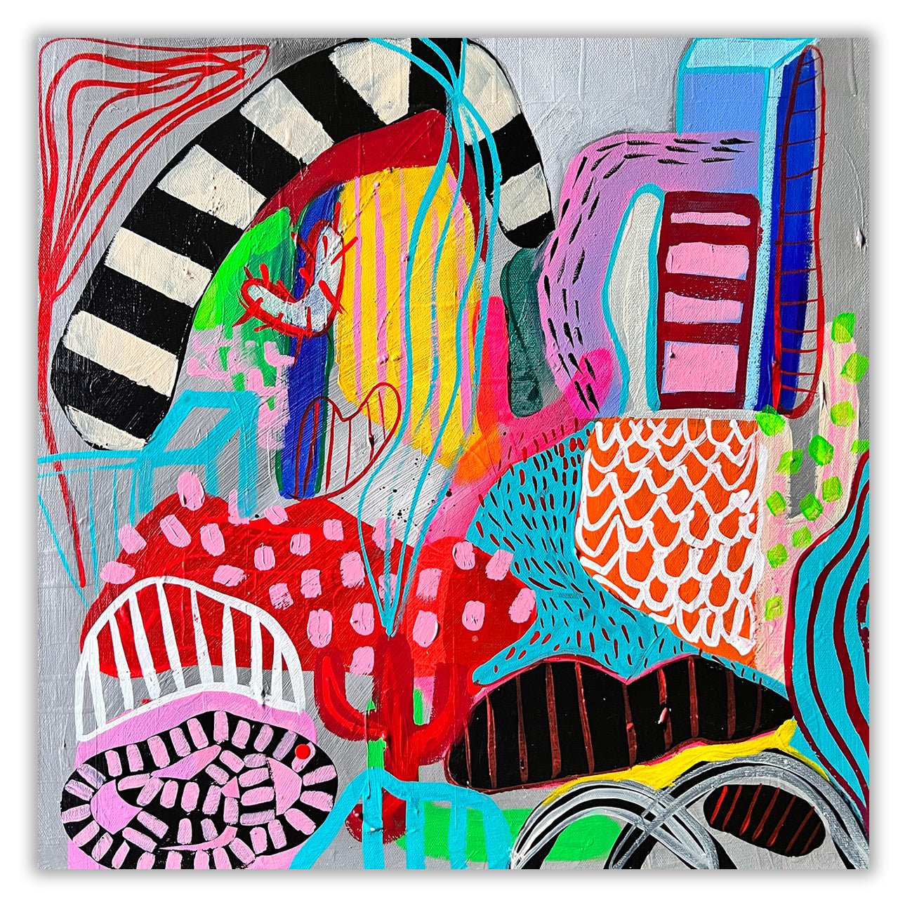 Arrecife I - Daniela Marin - Abstract Painting - Ideelart