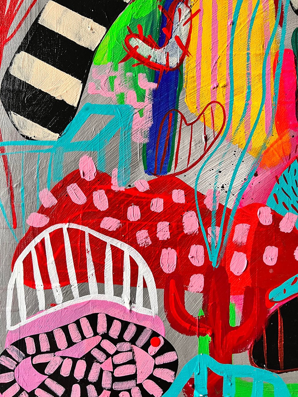 Arrecife I - Daniela Marin - Abstract Painting - Ideelart