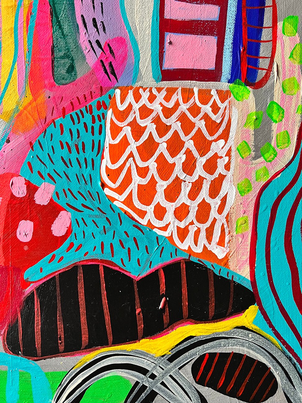 Arrecife I - Daniela Marin - Abstract Painting - Ideelart