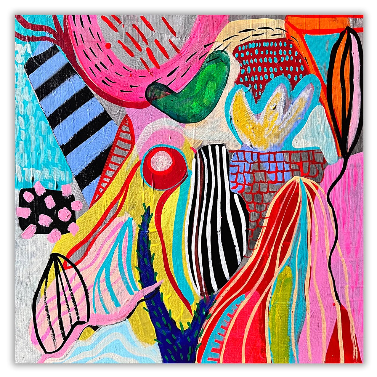 Arrecife II - Daniela Marin - Abstract Painting - Ideelart