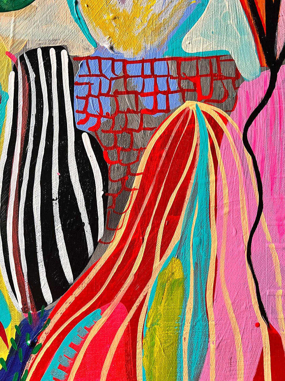 Arrecife II - Daniela Marin - Abstract Painting - Ideelart