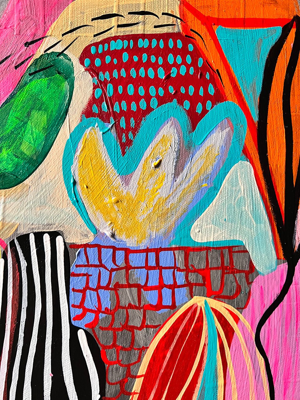 Arrecife II - Daniela Marin - Abstract Painting - Ideelart