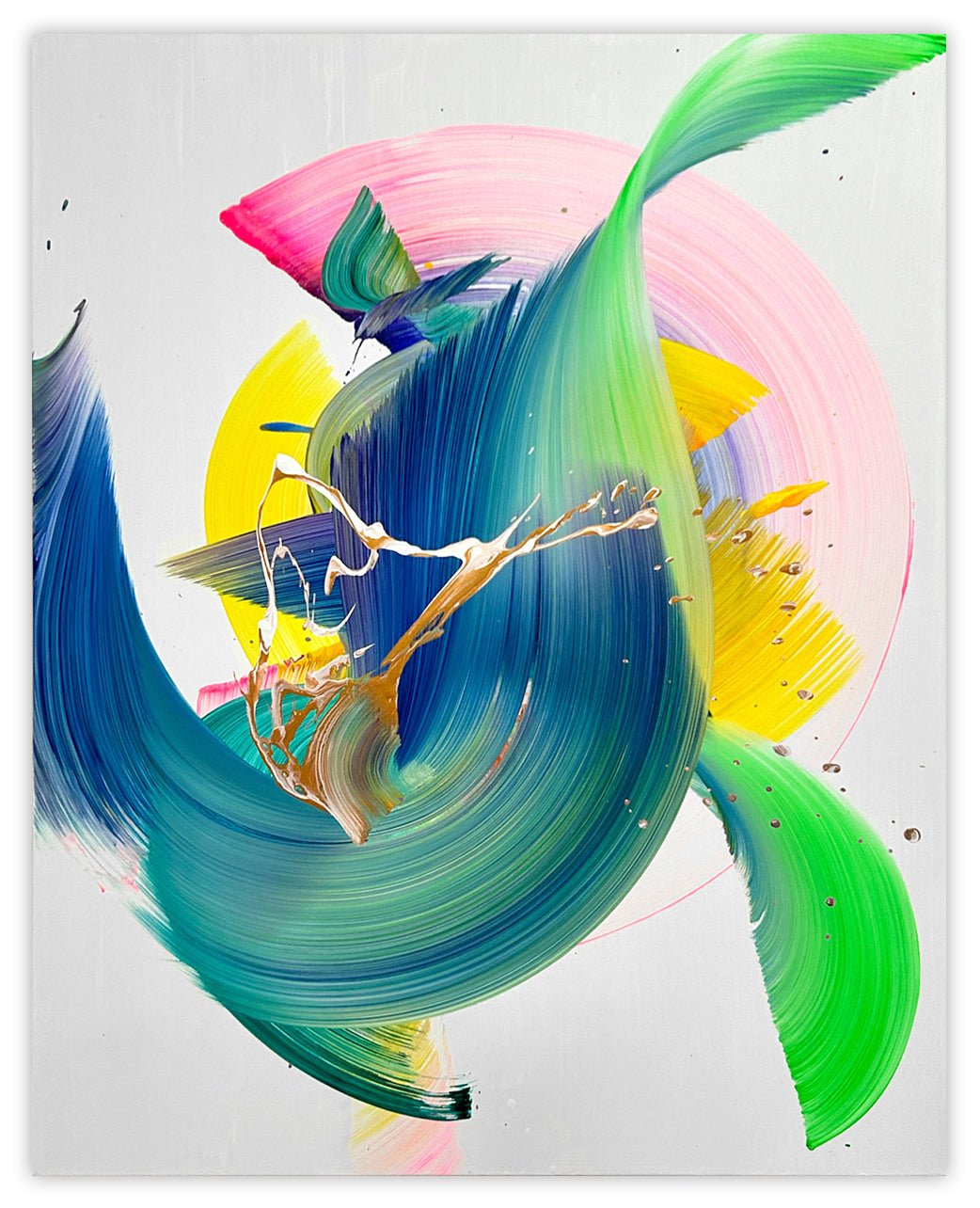 Lost Dreams - Nikolaos Schizas - Abstract Painting - Ideelart