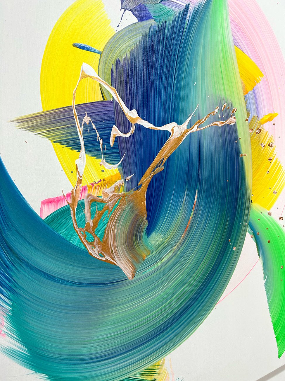 Lost Dreams - Nikolaos Schizas - Abstract Painting - Ideelart