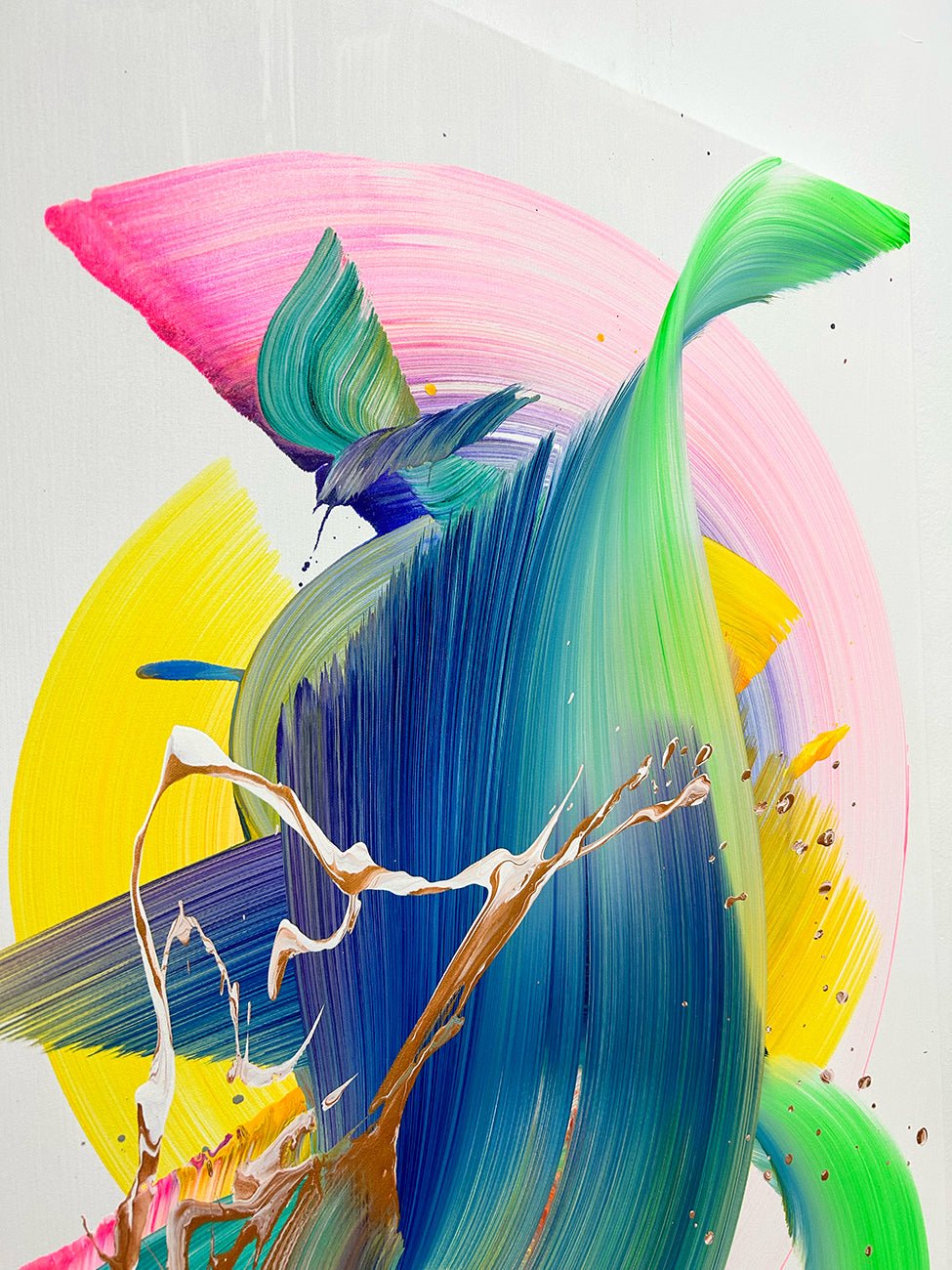 Lost Dreams - Nikolaos Schizas - Abstract Painting - Ideelart