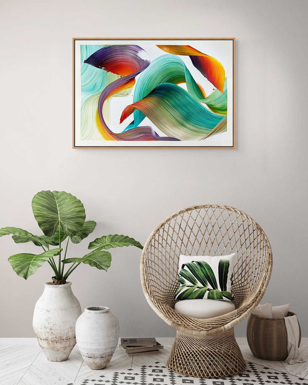 When things go well - Nikolaos Schizas - Abstract Painting - Ideelart