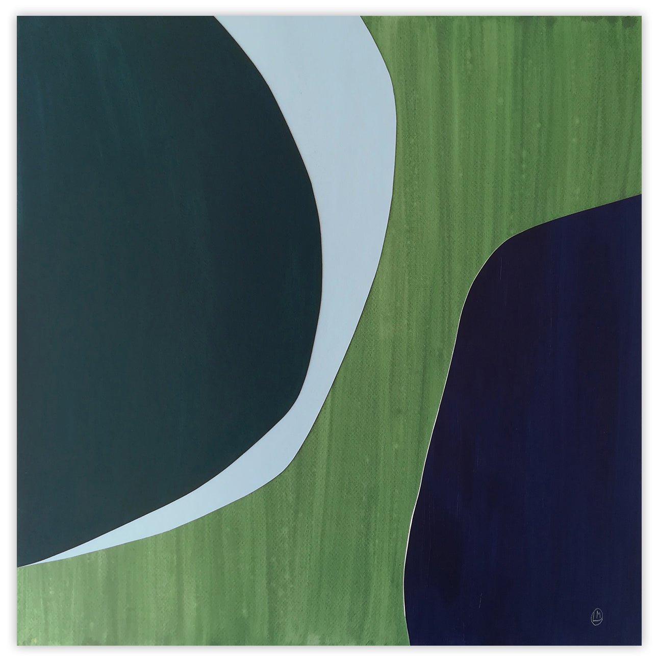 Isthme - Marie de Lignerolles - Abstract Painting - Ideelart