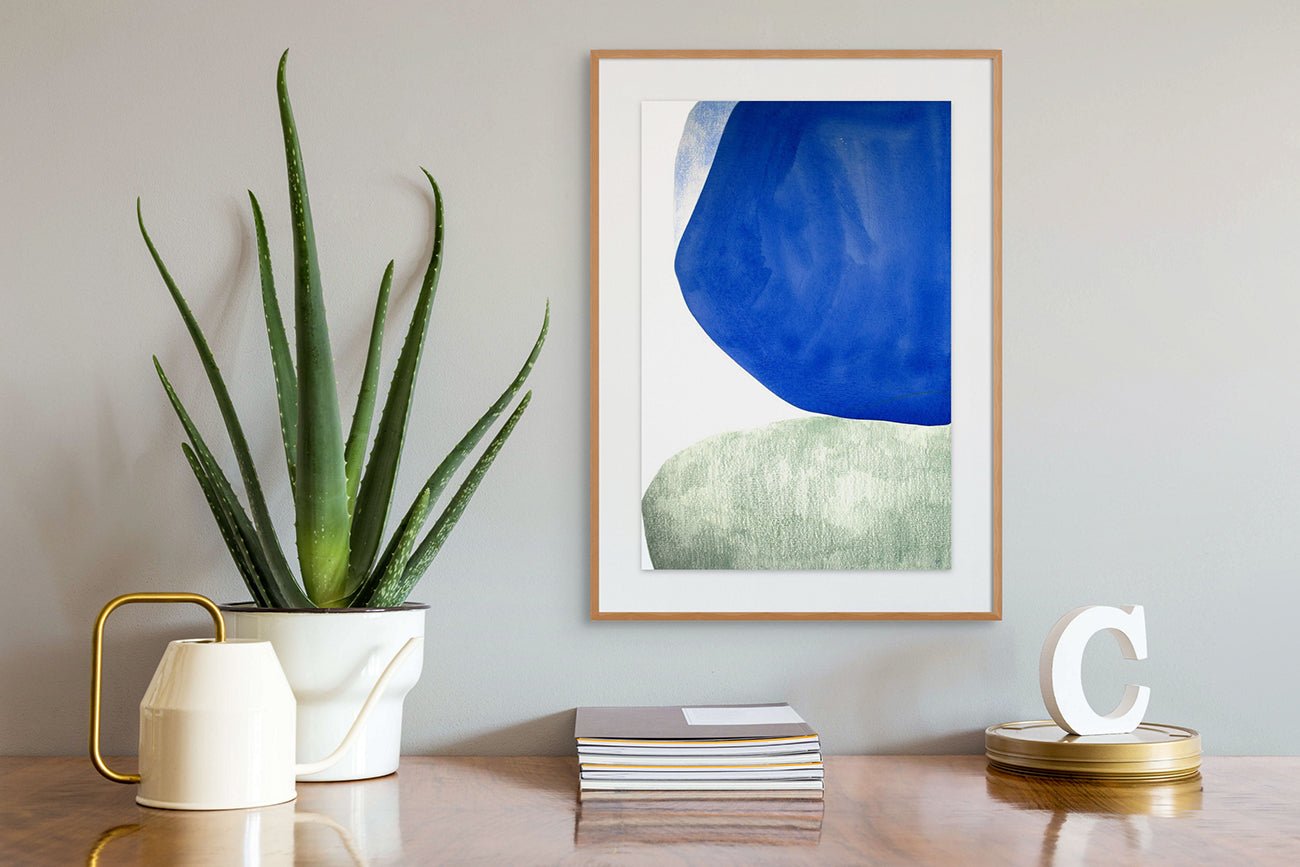 Méditerranée - Marie de Lignerolles - Abstract Painting - Ideelart