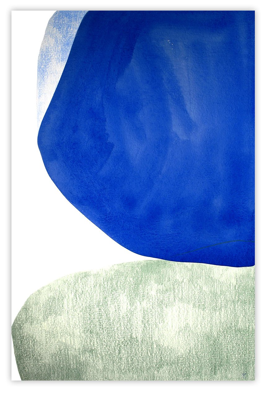 Méditerranée - Marie de Lignerolles - Abstract Painting - Ideelart