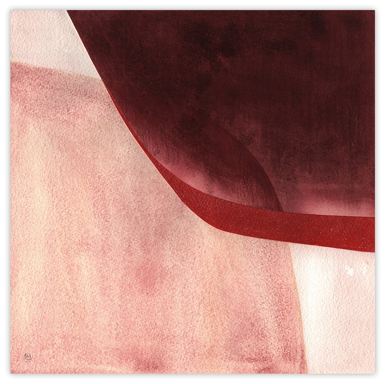 Paysage premiers IV - Marie de Lignerolles - Abstract Painting - Ideelart