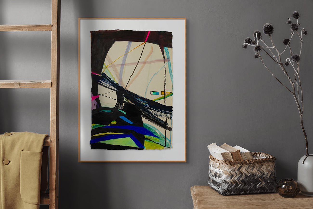 Bridge - Laura Newman - Abstract Painting - Ideelart