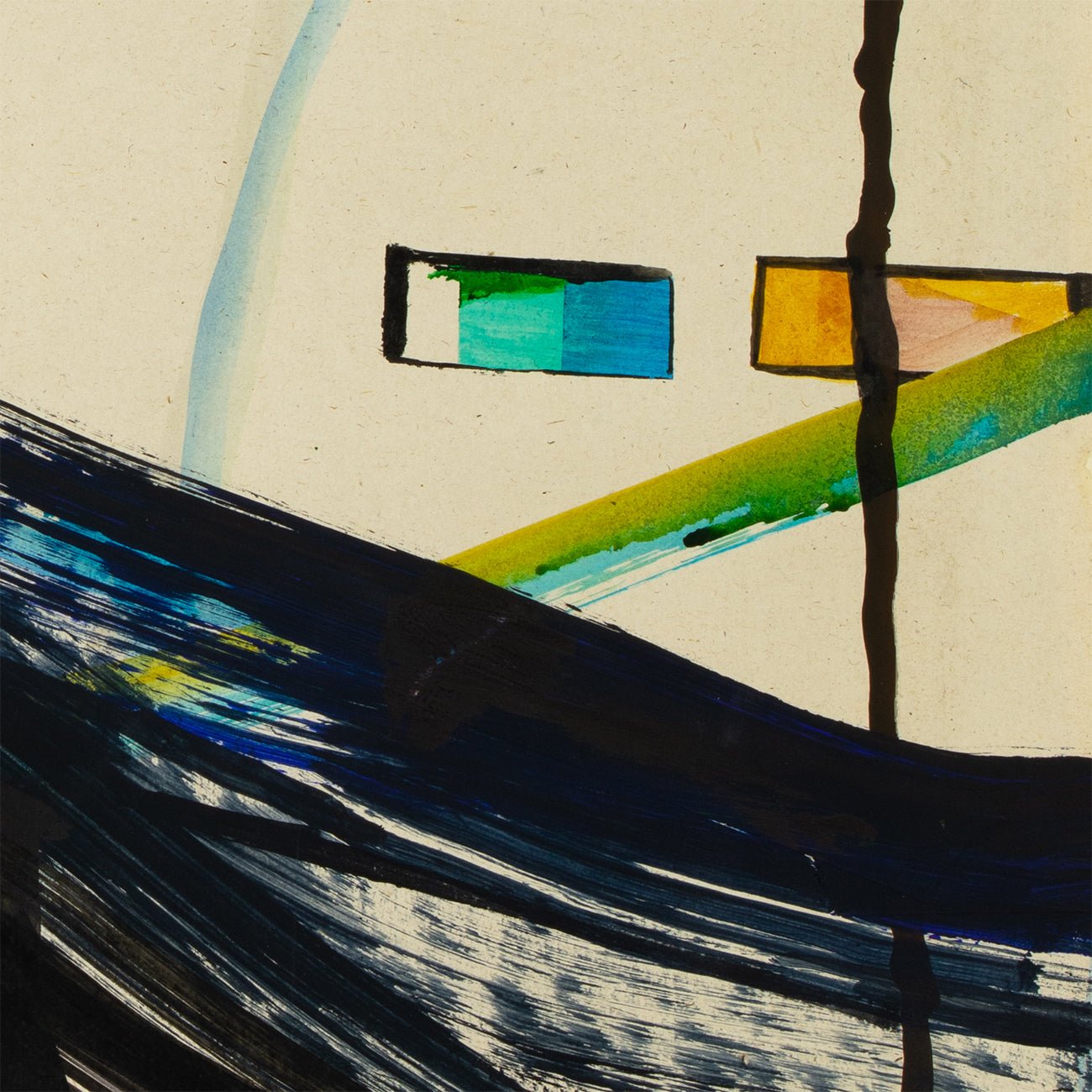 Bridge - Laura Newman - Abstract Painting - Ideelart