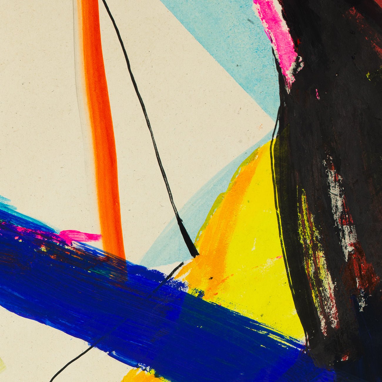 Trapeze - Laura Newman - Abstract Painting - Ideelart