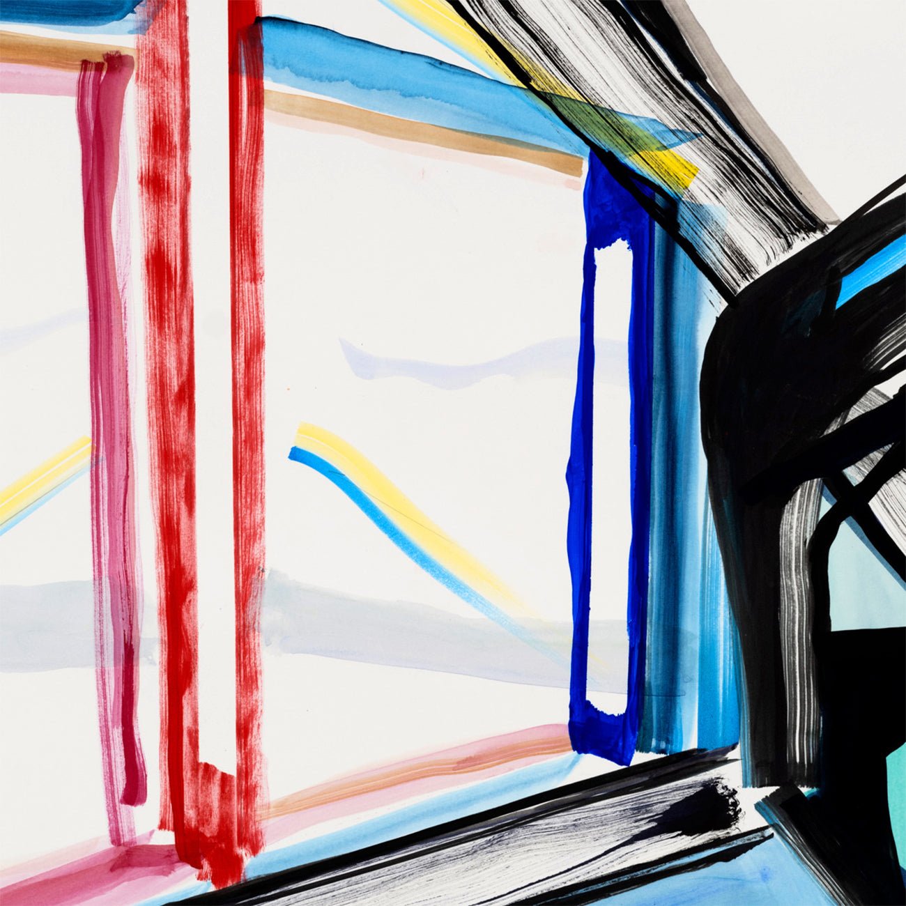 Porch - Laura Newman - Abstract Painting - Ideelart