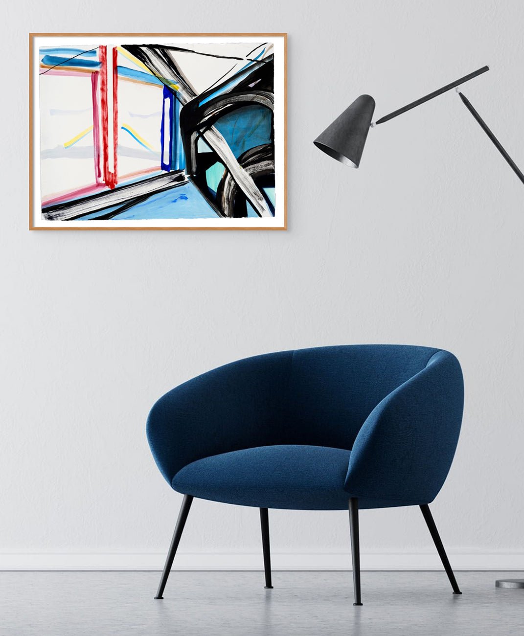 Porch - Laura Newman - Abstract Painting - Ideelart