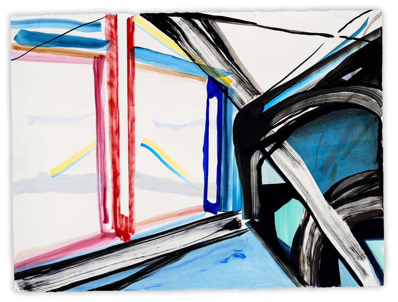 Porch - Laura Newman - Abstract Painting - Ideelart