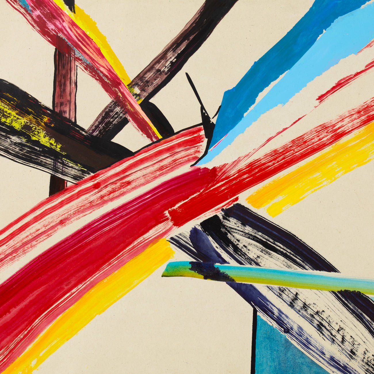 Scaffold - Laura Newman - Abstract Painting - Ideelart