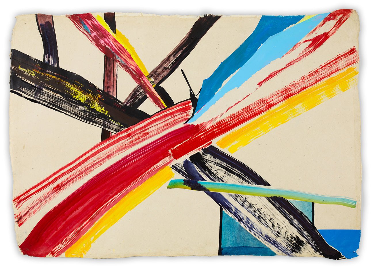 Scaffold - Laura Newman - Abstract Painting - Ideelart