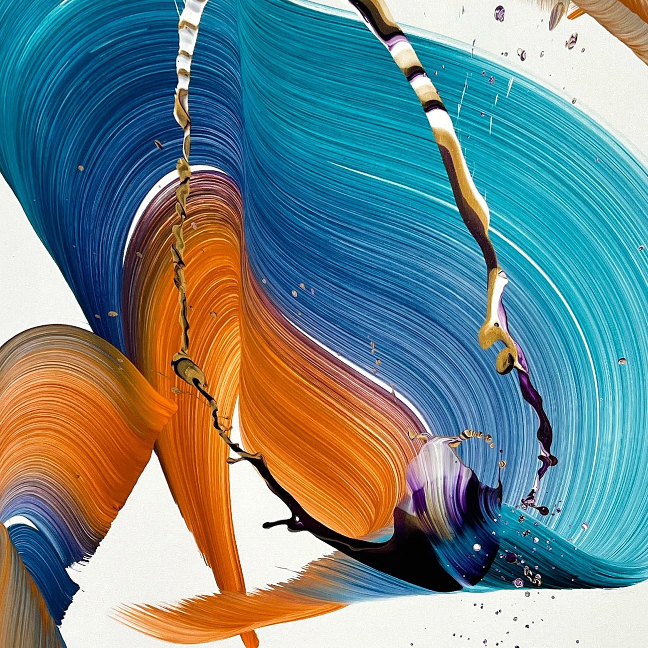 Delirium - Nikolaos Schizas - Abstract Painting - Ideelart