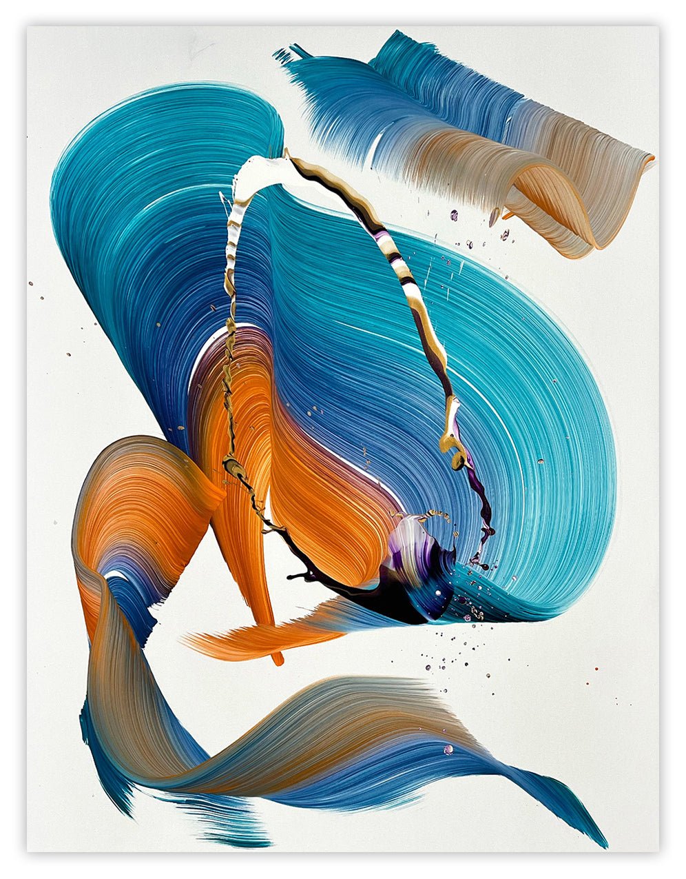 Delirium - Nikolaos Schizas - Abstract Painting - Ideelart