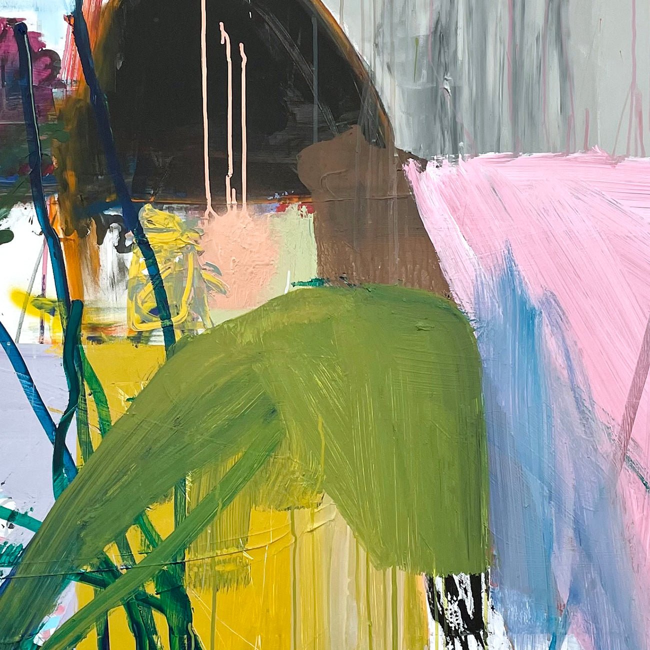 Sarcastic Creature - Ludovic Dervillez - Abstract Painting - Ideelart