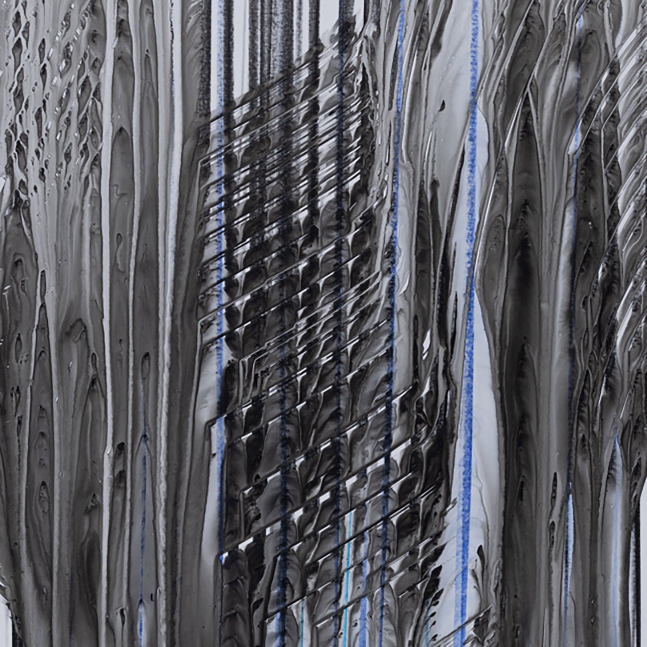 Blue Melt 19 - Jaanika Peerna - Abstract Drawing - Ideelart