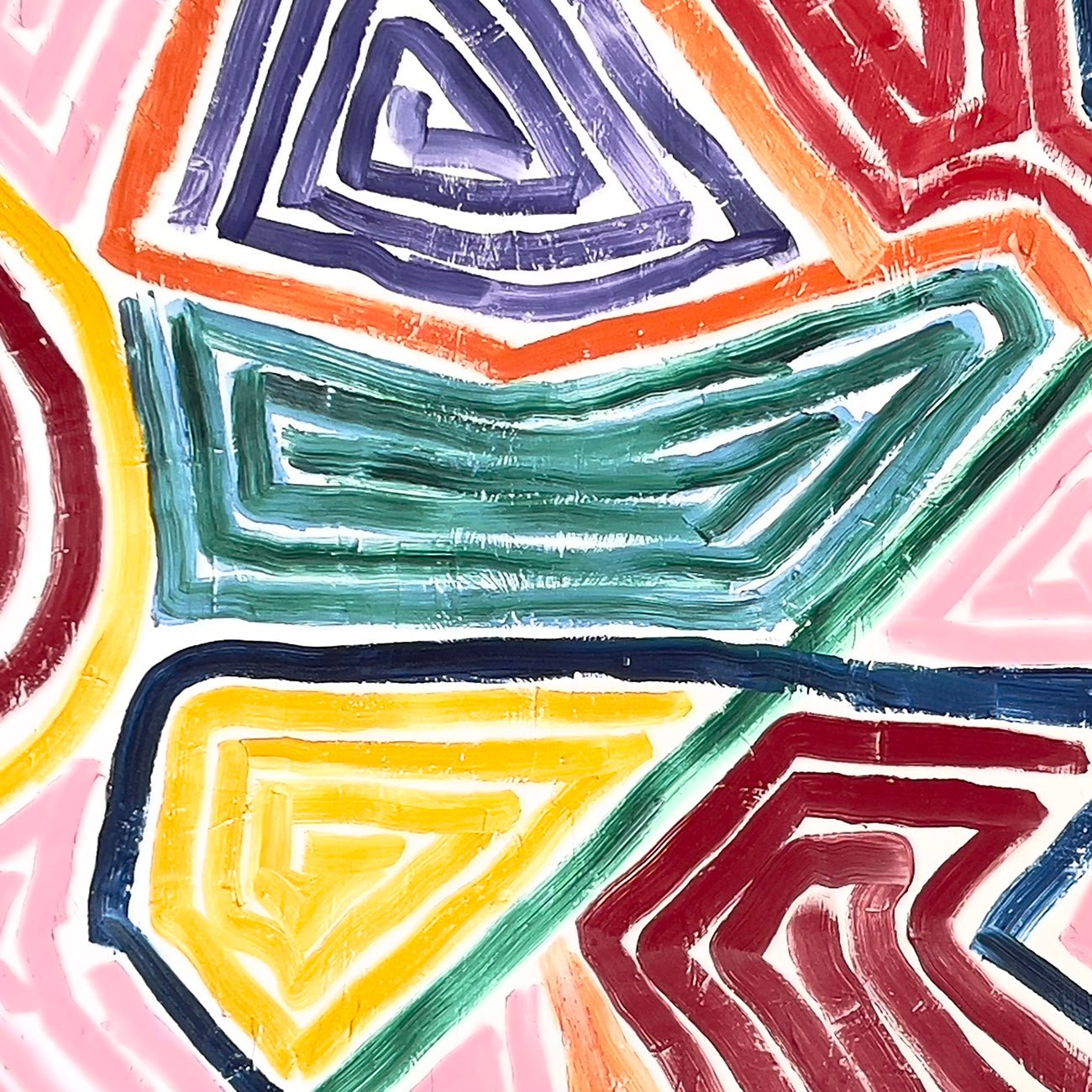 Message - Dana Gordon - Abstract Painting - Ideelart