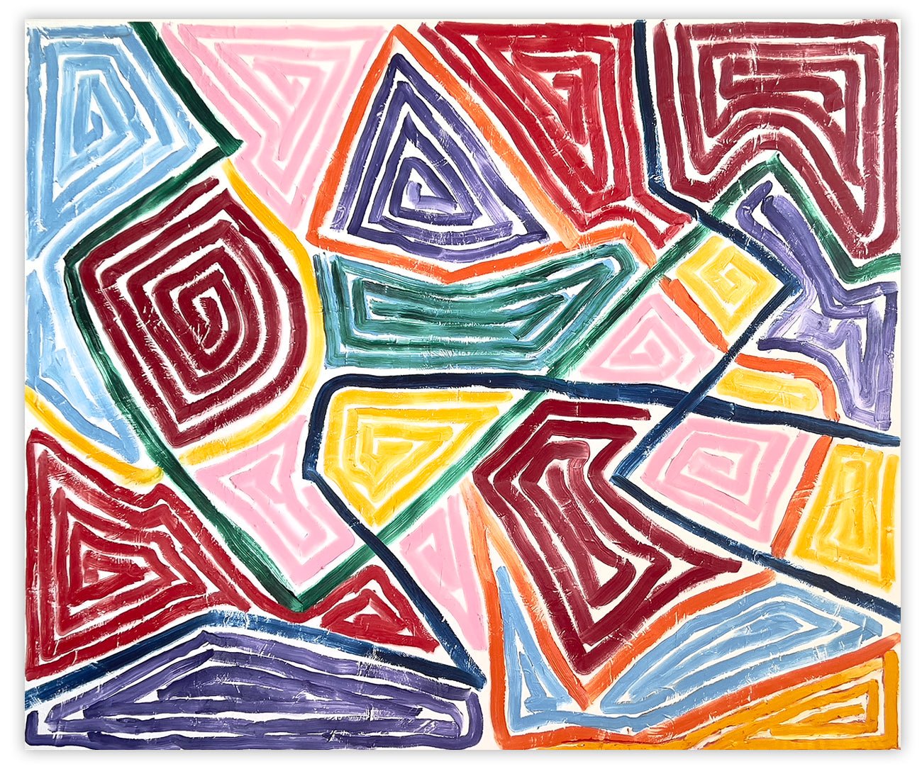 Message - Dana Gordon - Abstract Painting - Ideelart