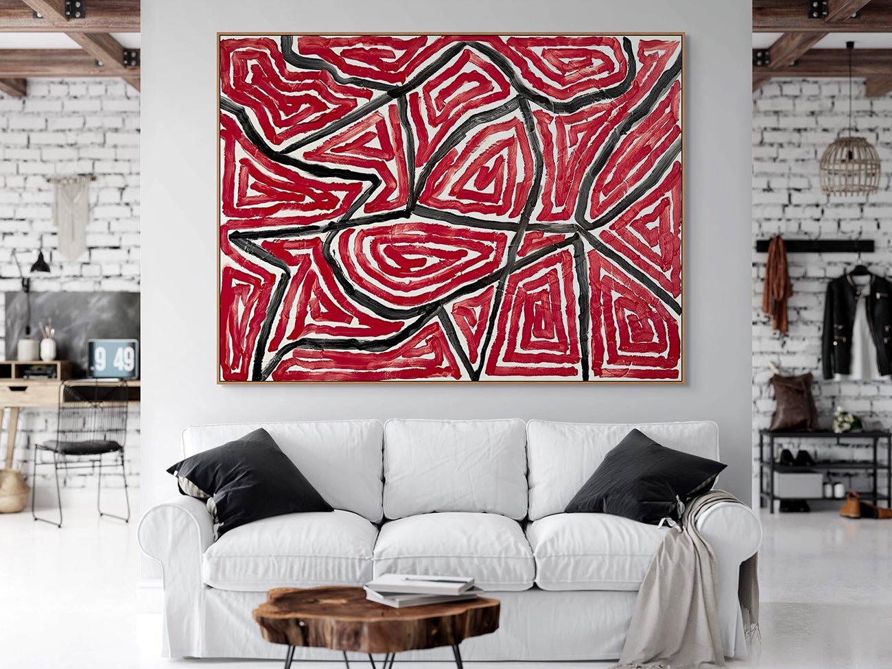 Late Music - Dana Gordon - Abstract Painting - Ideelart