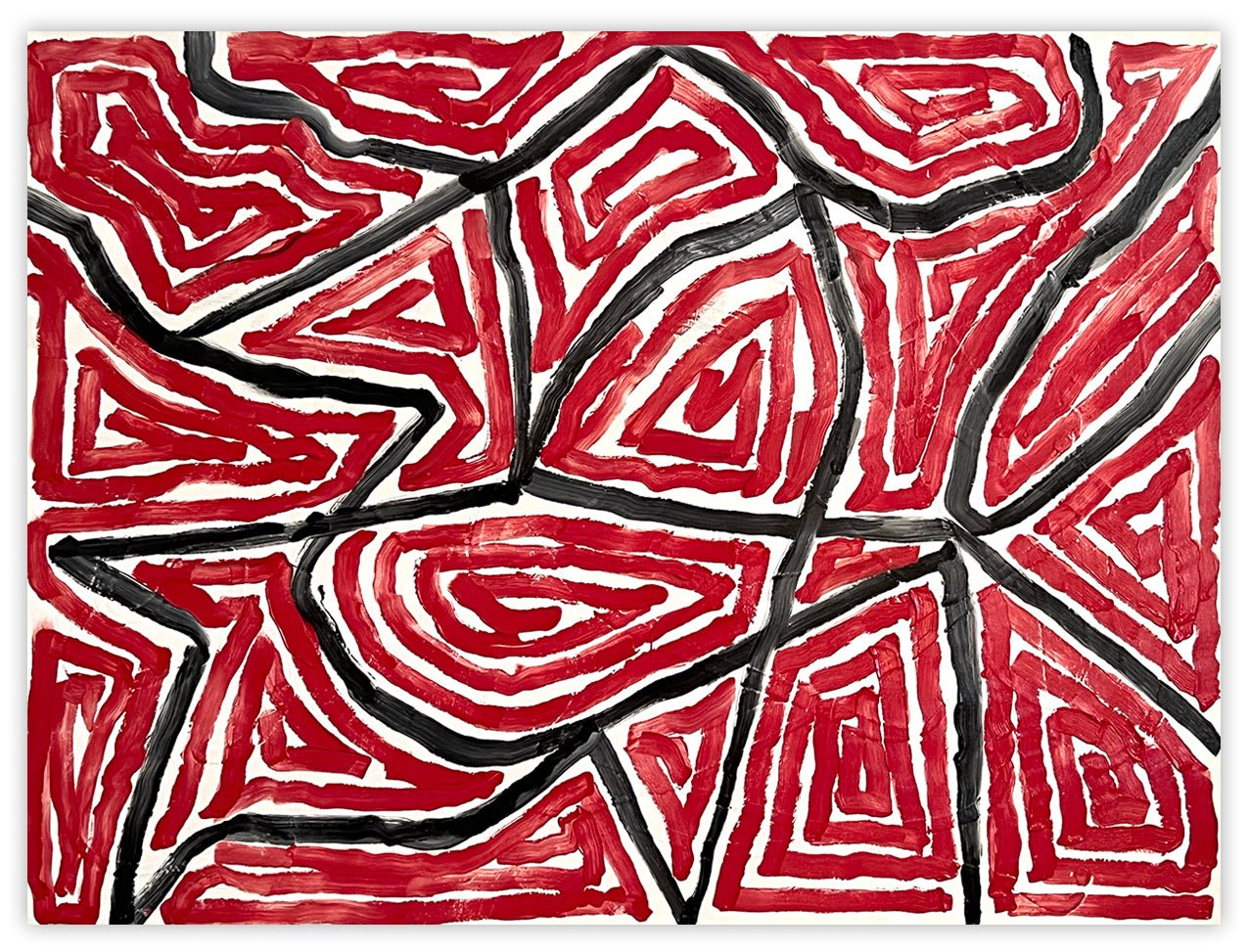 Late Music - Dana Gordon - Abstract Painting - Ideelart